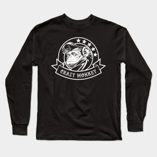 Crazy Monkey Long Sleeve T-Shirt